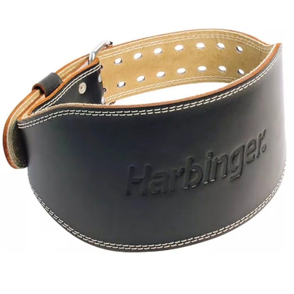 Harbinger Leather 6” Weightlifting Belt M